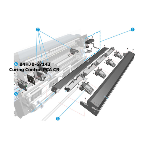 B4H70-67143 Curing Control PCA CR ONLY for units with SN ≥ MY5BR69010
