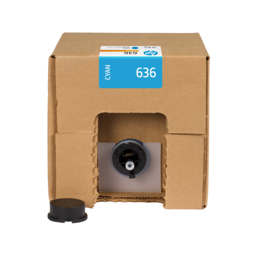 HP 636 3L Cyan Dye Sublimation Ink Cartridge