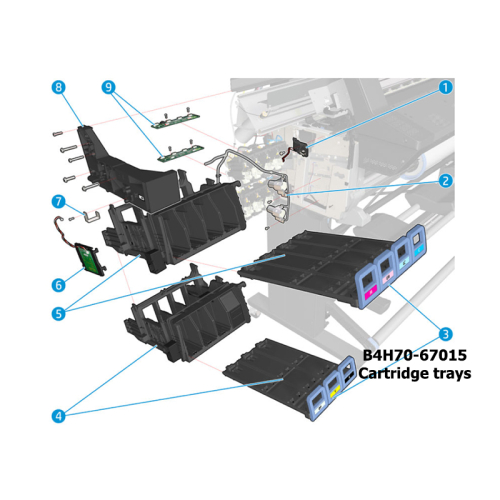 B4H70-67015 Cartridge trays