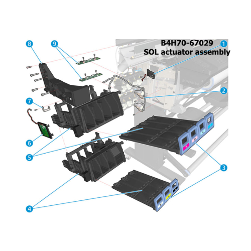 B4H70-67029 SOL actuator assembly