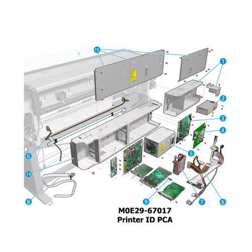 M0E29-67017 Printer ID PCA