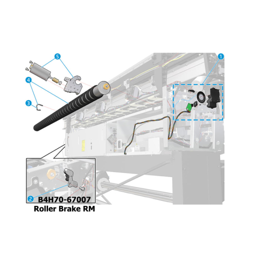 B4H70-67007 Roller Brake RM