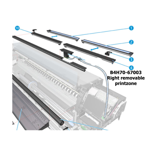 B4H70-67003 Right removable printzone