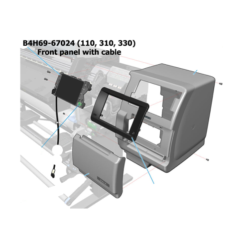 B4H69-67024 Front panel with cable