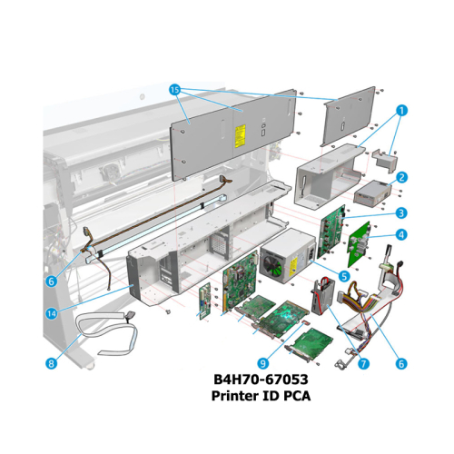 B4H70-67053 Printer ID PCA