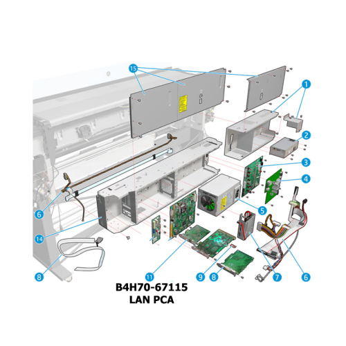 B4H70-67115 LAN PCA