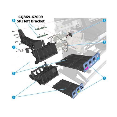 CQ869-67009 SPI left Bracket