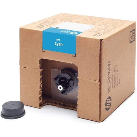 HP 873Y 3L Cyan Latex Ink Cartridge