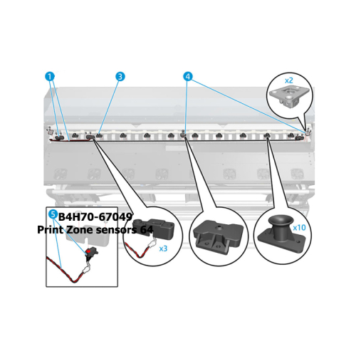 B4H70-67049 Print Zone sensors 64