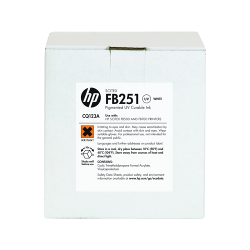 HP Scitex FB251 2l White Scitex Ink Cartridge