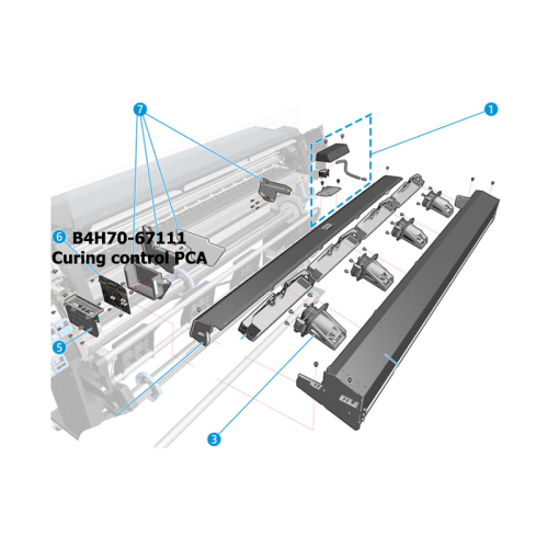 B4H70-67111 Curing control PCA
