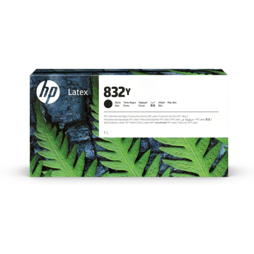 HP 832Y 1L Black Latex Ink Cartridge
