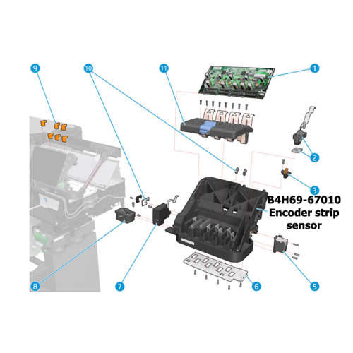 B4H69-67010 Encoder strip sensor