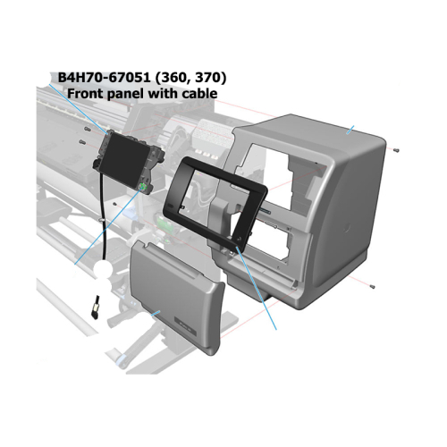 B4H70-67051 Front panel with cable