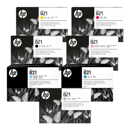 HP 821A 400ml Black Latex Ink Cartridge