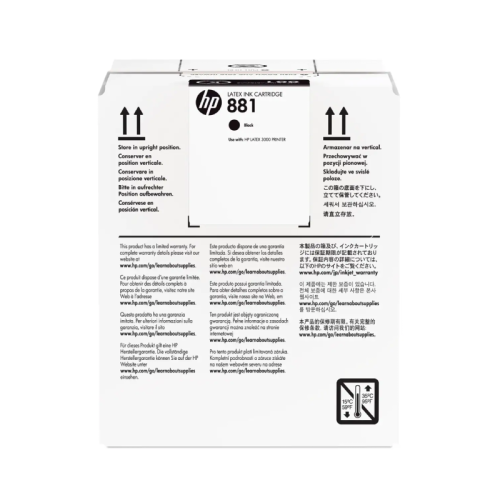 HP 881 5L Black Latex Ink Cartridge