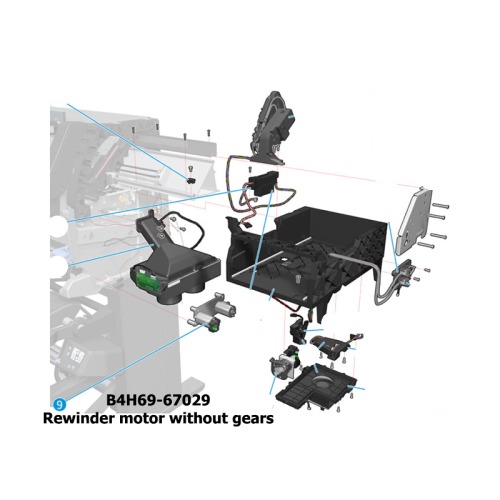 B4H69-67029 Rewinder motor without gears