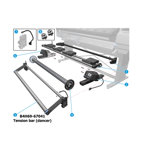 B4H69-67041 Tension bar (dancer)