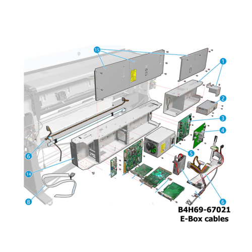B4H69-67021 E-Box cables